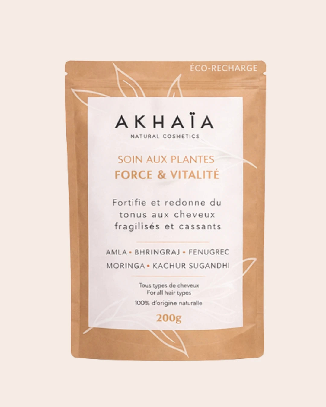 Soin cheveux fortifiant aux poudres ayurvédiques