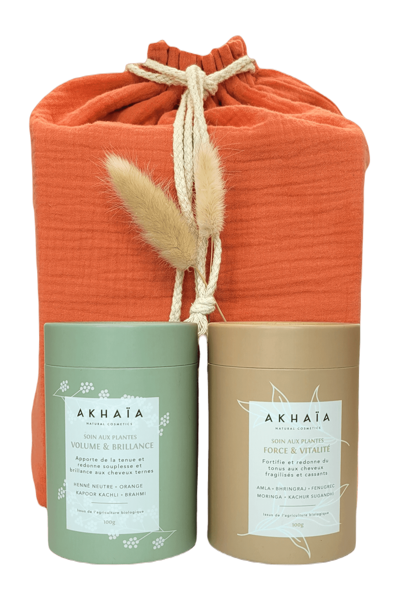 Routine capillaire aux plantes