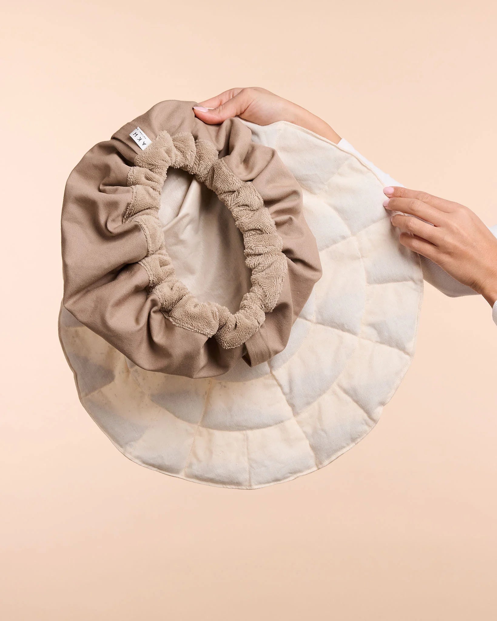 Bonnet chauffant aux graines de lin