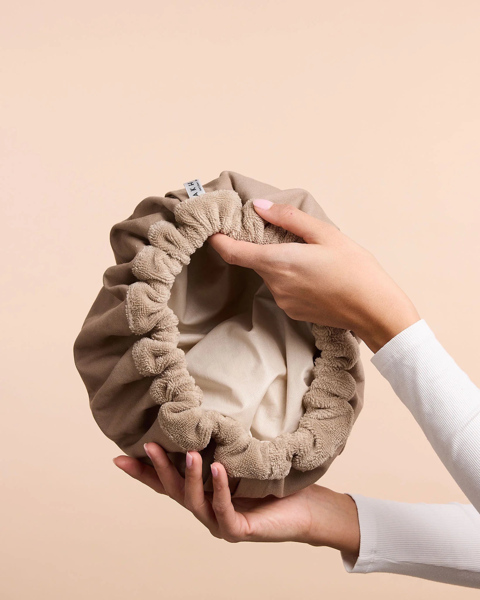 Bonnet chauffant aux graines de lin