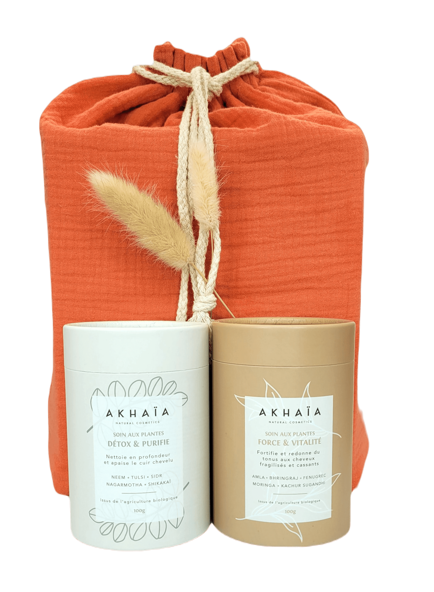 Routine capillaire aux plantes